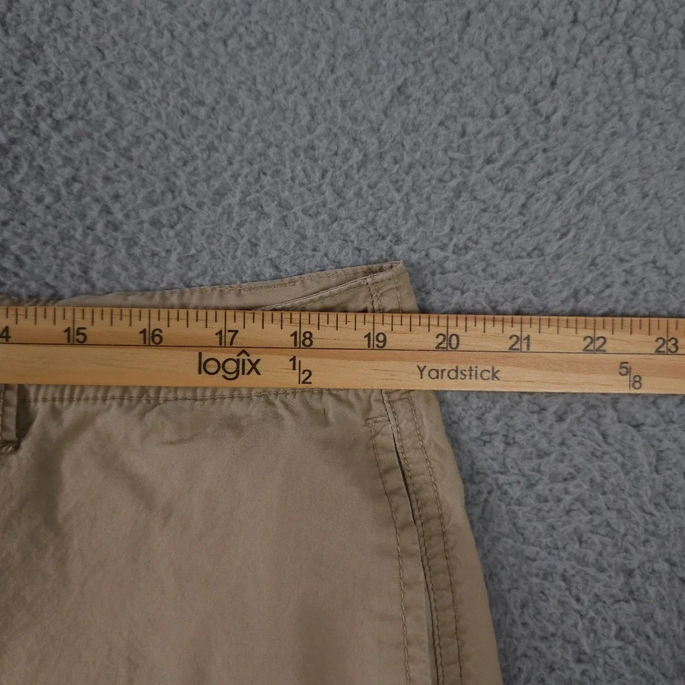 VTG‎ Polo Jeans Company Shorts Mens 38 Khaki Cargo Utility Military Flag 90s Y2K